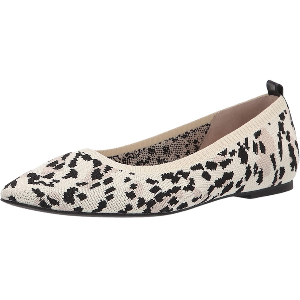 SANCTUARY Social Knit Ballet Flat Natural Black Pattern Print Anthropologie 8